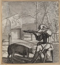 The Fool Who Shoots At The Target