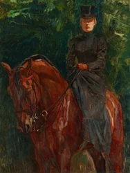 Female Rider (Ida Görtz on Horseback)