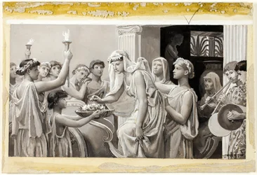 It Was the Custom Then to Bring Away the Bride From Home