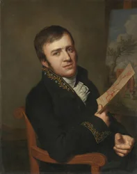 Jan (Baptist) Kobell II (1778-1814), Painter, in the Uniform of a Member of the Royal Institute of Science, Literature and the Fine Arts