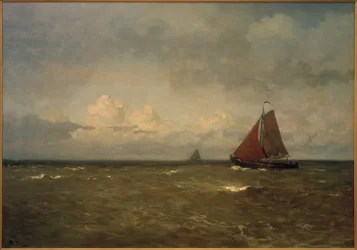 Flat-bottomed Boat on the Zuiderzee