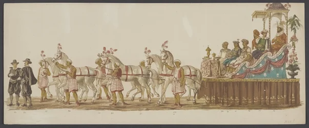 Delft Parade of 1862, Sixth Group (Fourth Lustrum of the Royal Academy in Delft - 1862 - Costumed Parade)