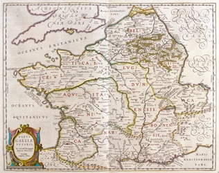 Countries of Ancient France, in 