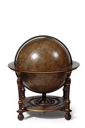 Large pair of library globes, the terrestrial 1645/48, the celestial after c.1630