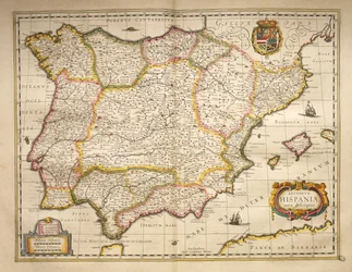 Spain from Theatrum Orbis Terrarum