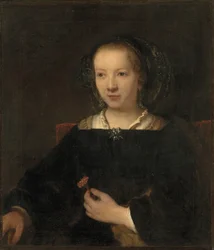 Young Woman with a Carnation
