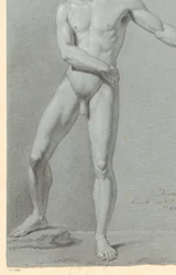 Standing Male Nude, Seen from the Front (3rd Prize 1810)