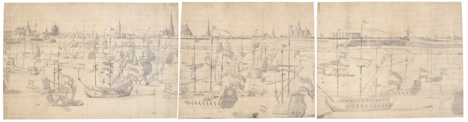 The Dutch Fleet at Copenhagen Road 1658