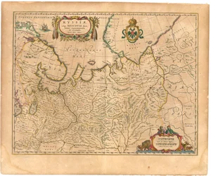 Map of Russia From: Theatrum Orbis Terrarum