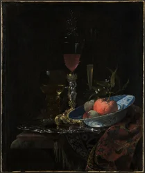 Wineglass and a Bowl of Fruit, 1663