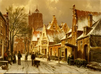 A Winter Street Scene