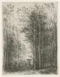Forest Landscape with Wood Gatherers