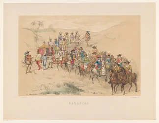 Fourth Group of Utrecht Masquerade in 1856