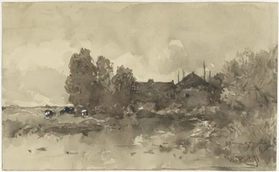Landscape with Farmhouse