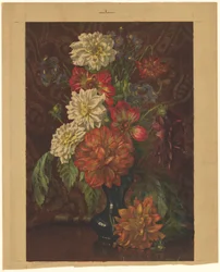 Vase with Dahlias