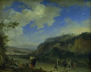 Landscape with Gentlemen Playing Pall-Mall