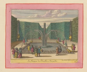 Pouillon Fountain in the Gardens of Versailles
