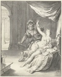 Tarquinius Threatens Lucretia