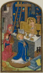The Mass of St. Gregory, from a Book of Hours