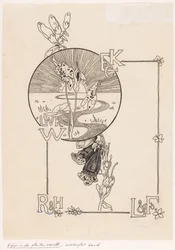 Cover Design for: Knappert, Emilie C., Glimpses into the Plant World, 1893