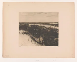 View of Dordrecht from the Tower of the Great Church