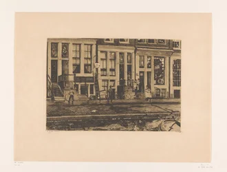 View of Oude Waal in Amsterdam