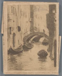 Bridge over the Rio di San Toma, Venice