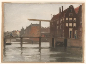 View of Uilenburg in Amsterdam