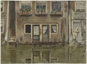 House on a Canal in Amsterdam