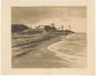 Coastline of the Zuiderzee in Valkeveen