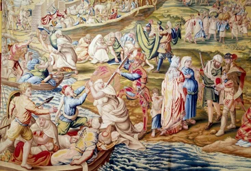 Conquest of Tunis by Emperor Charles V: Violence Inflicted on Women by Spanish Troops in 1535