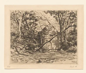 Ruins in a Forest