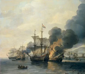 The Battle of Leghorn, 4 March 1653