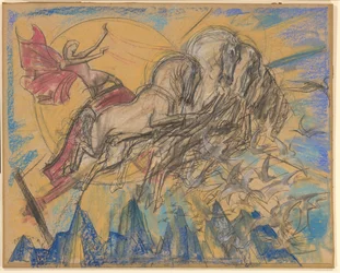 The Sun God Apollo in His Chariot