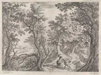 Balaam and the Donkey (Italian Landscapes)
