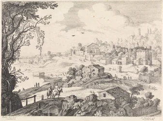 Italian Landscape with a City (Italian Landscapes)