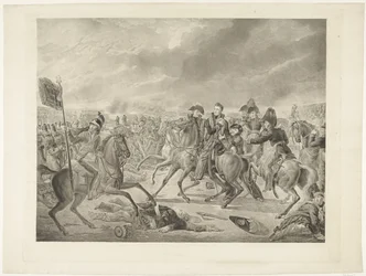 Prince of Orange at the Battle of Waterloo, 1815