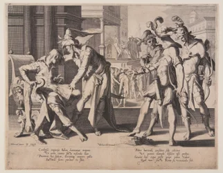 Cambyses Commanding Flaying, plate 6 from Thrones of Justice