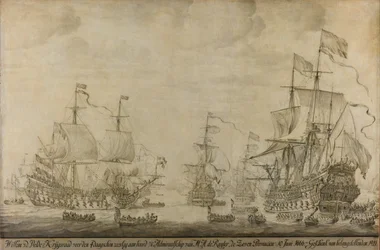 Council of War aboard The Seven Provinces, the Flagship of Michiel Adriaensz de Ruyter, 10 June 1666, preceding the Four Days