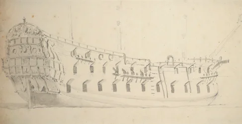 Portrait of an English Fourth-Rate, c.1685