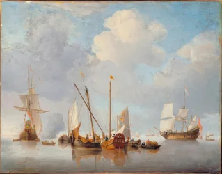 After W. v. d. Velde the Younger, A Calm