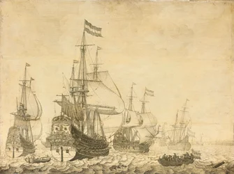 Seascape with the Dutch Men-of-War