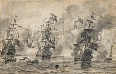 The Battle of Scheveningen, 31 July 1653: the last pass in the battle