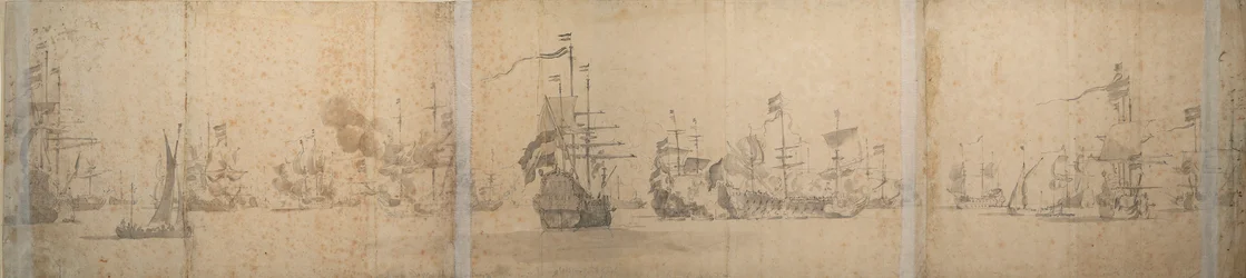 The Dutch Fleet off the Coast of Holland November 1664
