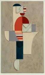 Figure with Stripes