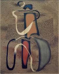 Two Figures on Sand