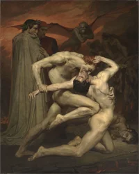 Dante and Virgil in Hell