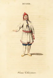 Summer dress of a Mari woman