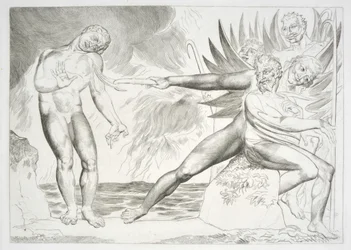The Circle of the Corrupt Officials: The Devils Tormenting Ciampolo, Inferno, Canto XXII, Illustration to the 