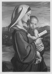 The Virgin Mother, from the picture in the Royal Collection